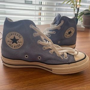 Converse chuck 70 vintage blue suede high top